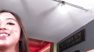 Gargling Perverted 21yo Bitch Strokes Nice Dick In Point Of View